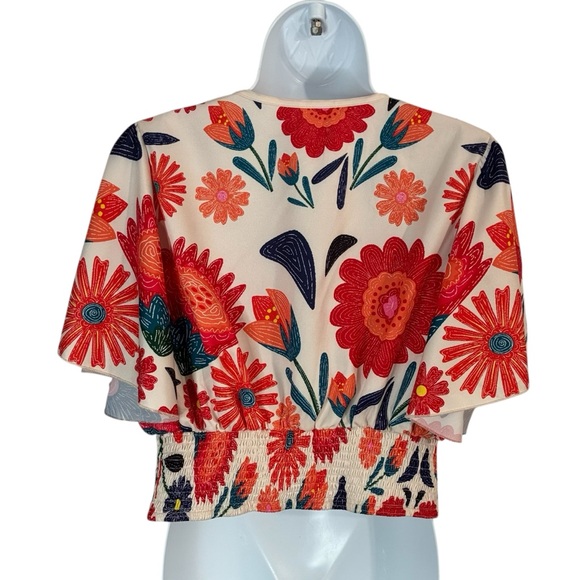 SHEIN Solar Sun Floral Crop Top - Picture 4 of 6